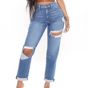 Fashion nova mom jeans
